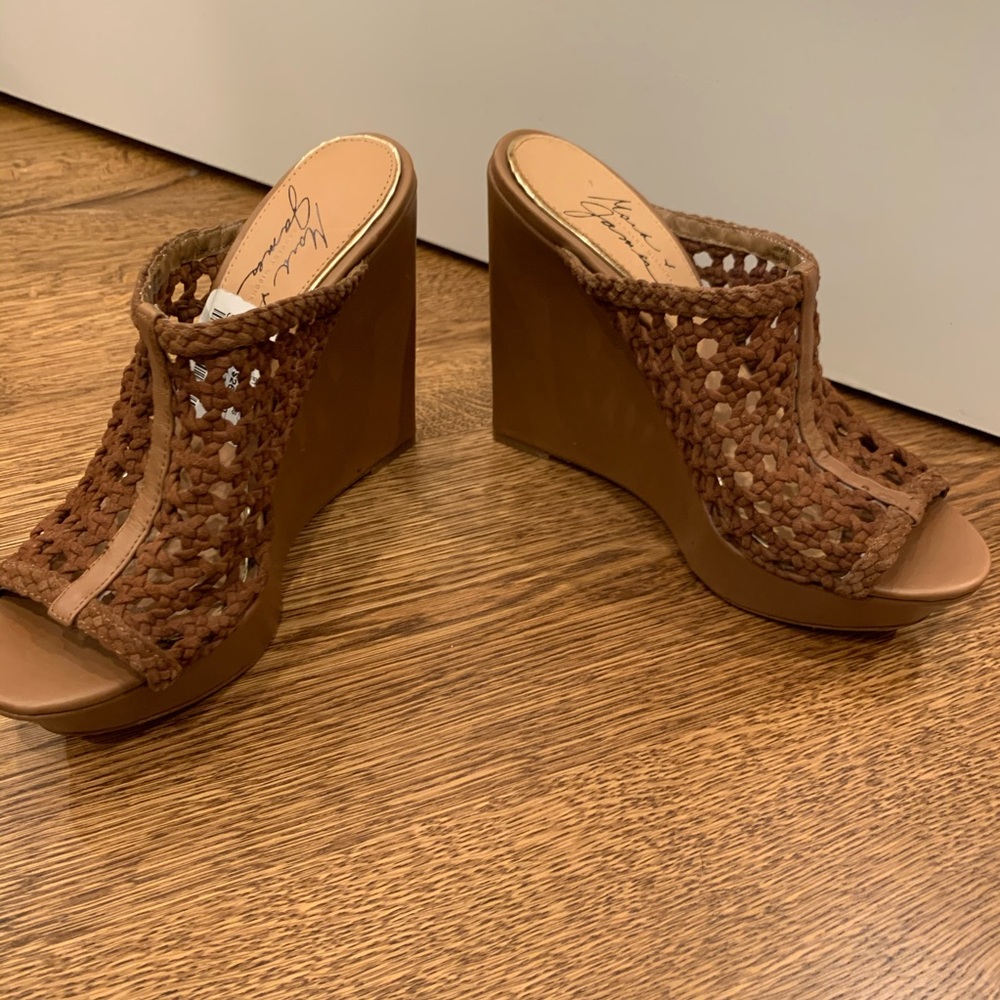 Mark and James Badgley Mischka Wedges - Picture 3 of 5